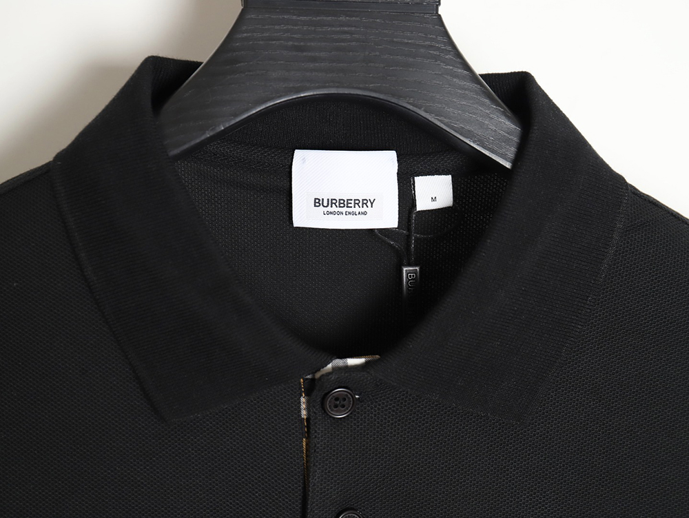 Burberry Classic BT Plaid Polo Shirt TSK2