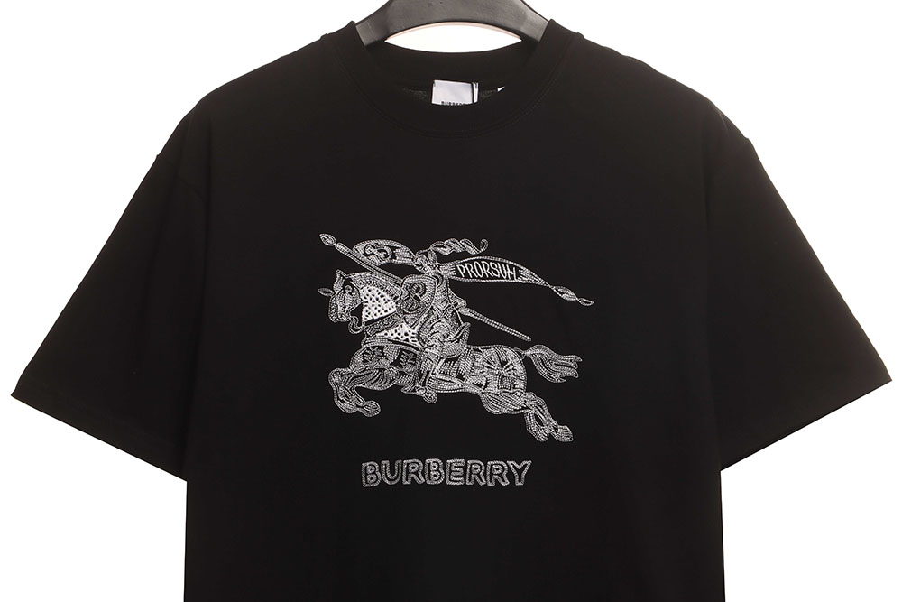 Burberry Knight War Horse Embroidered Short Sleeve TSK1
