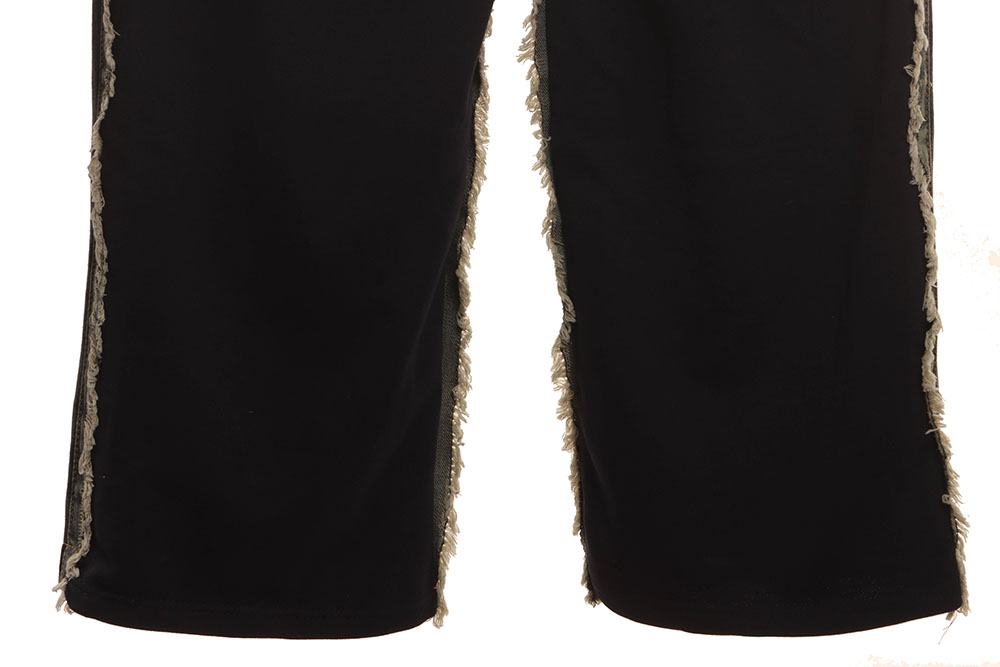 Balenciaga patchwork distressed work jeans