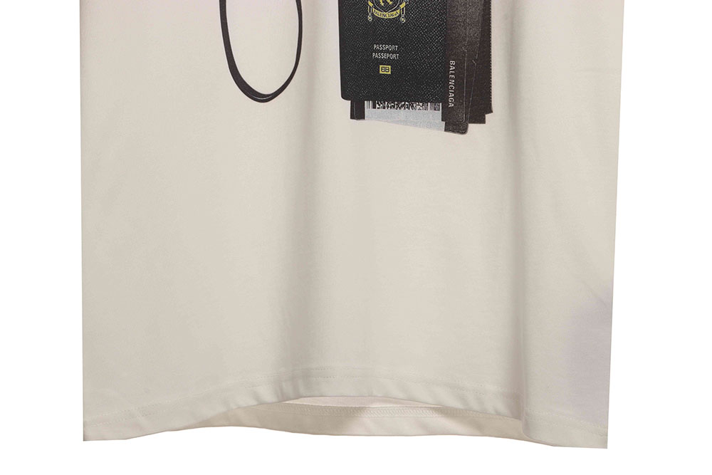 Balenciaga Air Ticket Passport Limited Short Sleeve TSK1