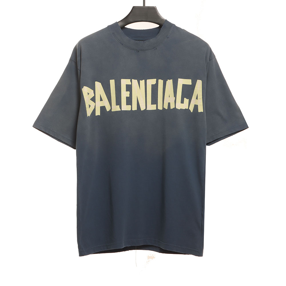 Balenciaga Masking Tape Short Sleeve TSK3