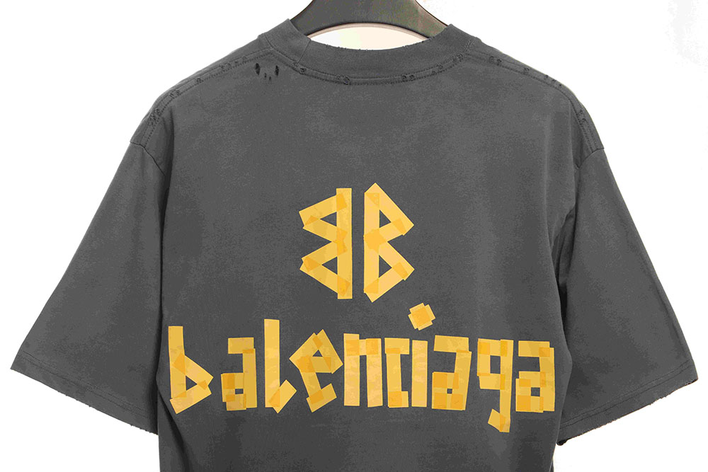 Balenciaga Masking Tape Short Sleeve TSK3