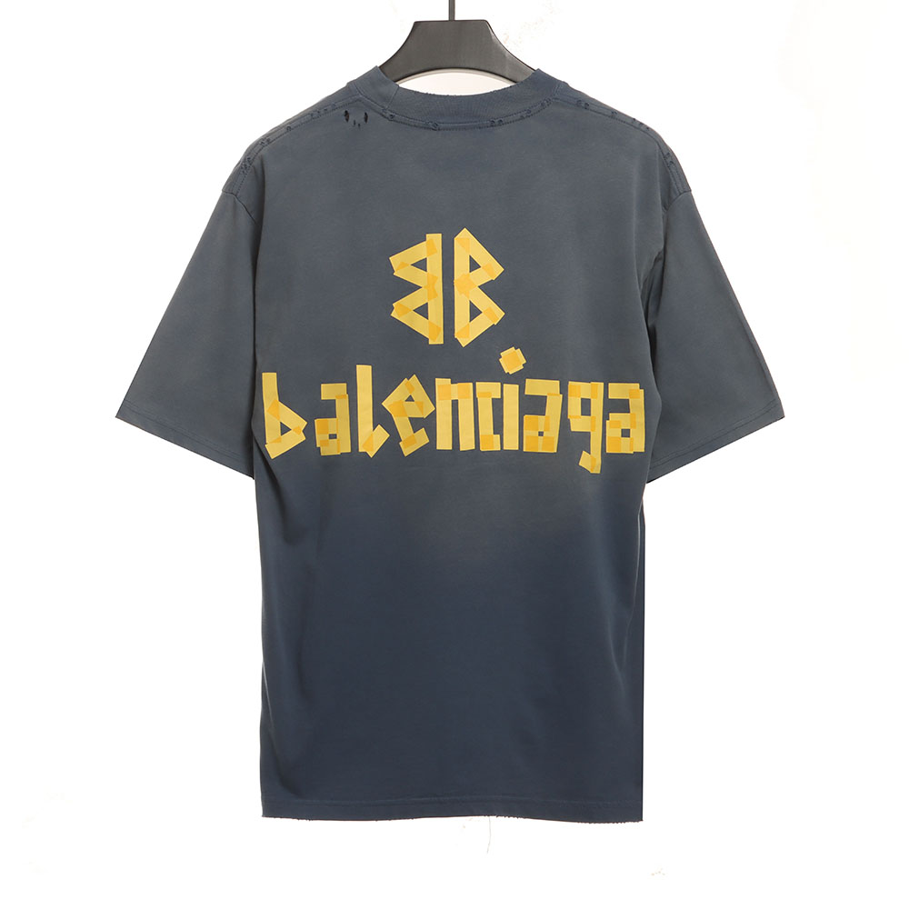 Balenciaga Masking Tape Short Sleeve TSK3