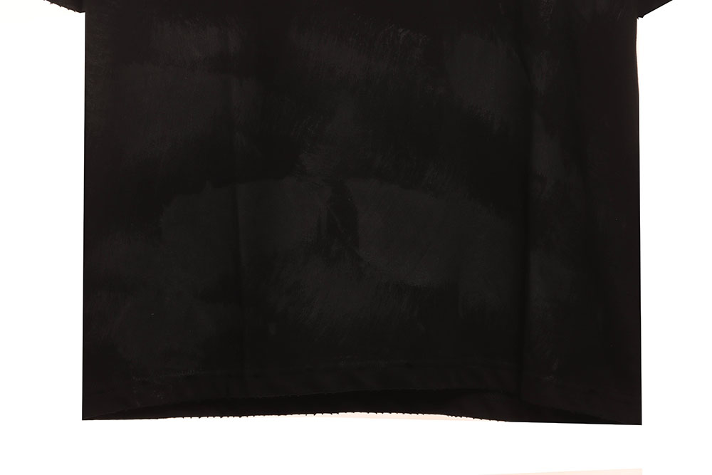 Balenciaga distressed mud dyed double B printed short sleeves TSK2