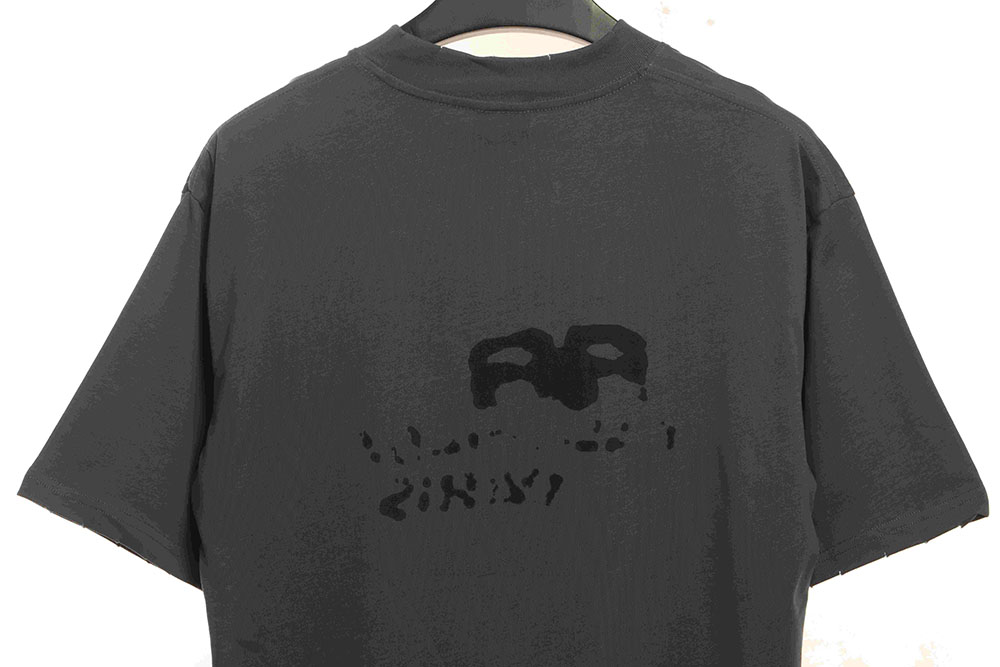 Balenciaga HAND DRAW double B graffiti short sleeves TSK3