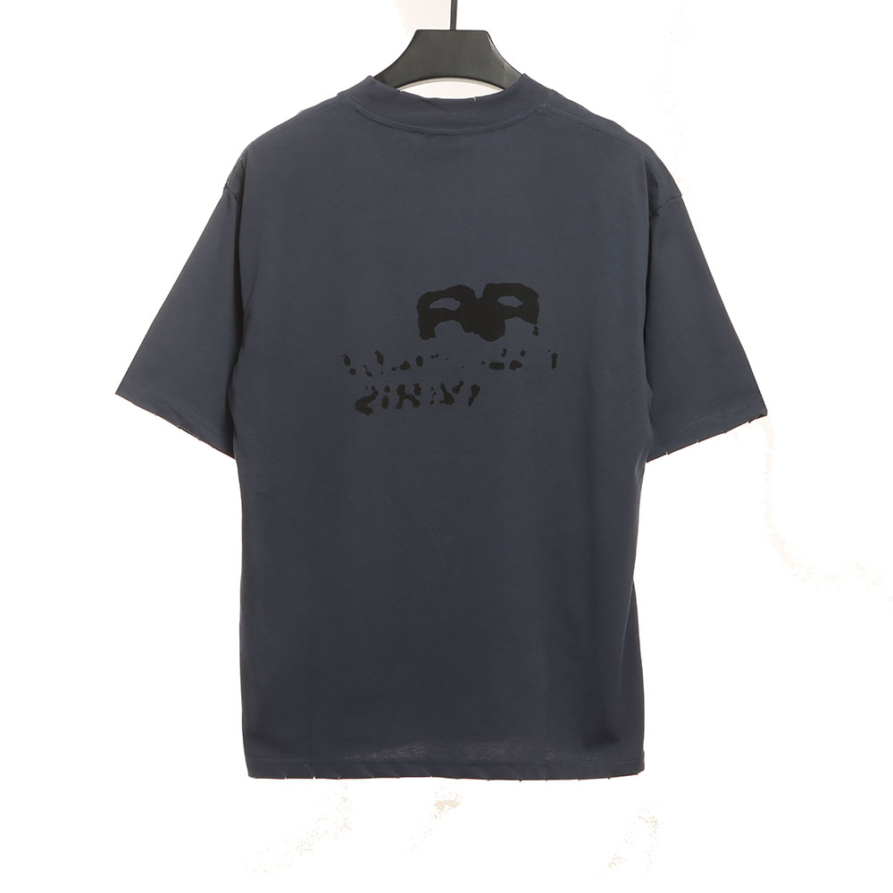 Balenciaga HAND DRAW double B graffiti short sleeves TSK3