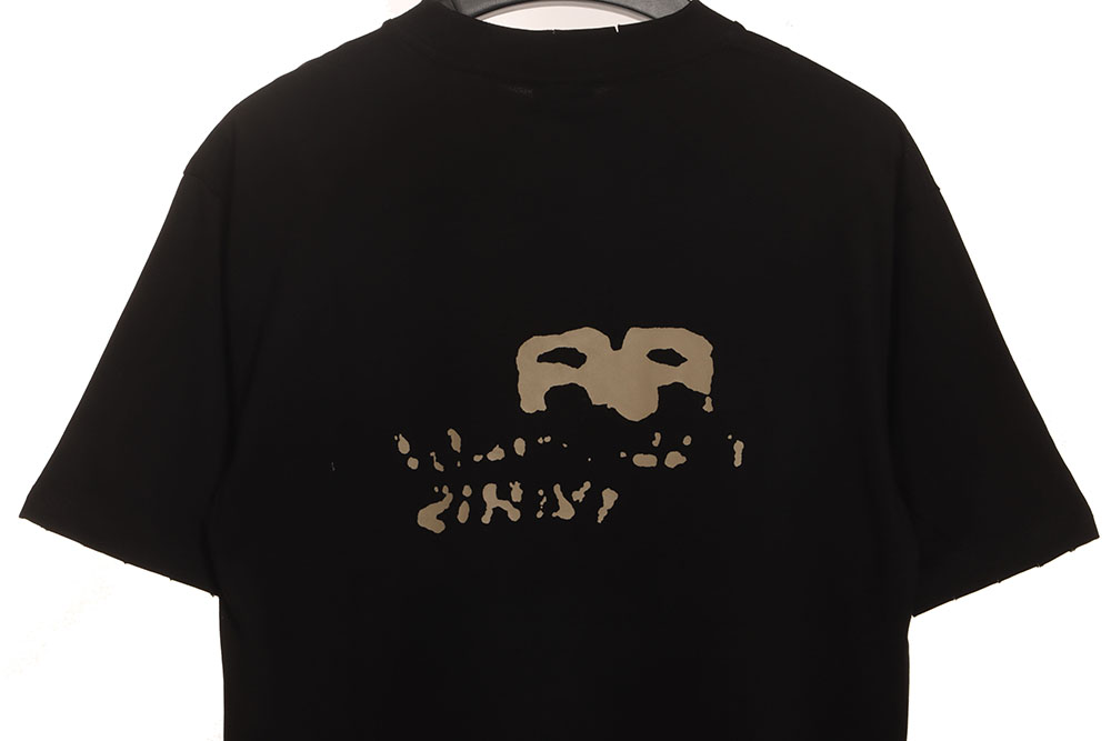 Balenciaga HAND DRAW double B graffiti short sleeves TSK1