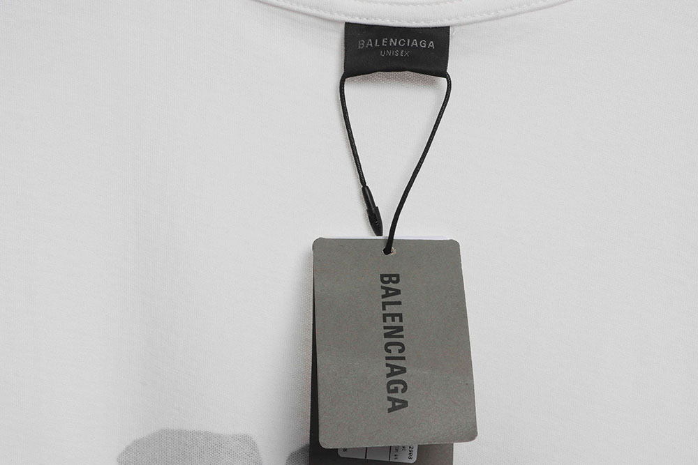Balenciaga HAND DRAW double B graffiti short sleeves