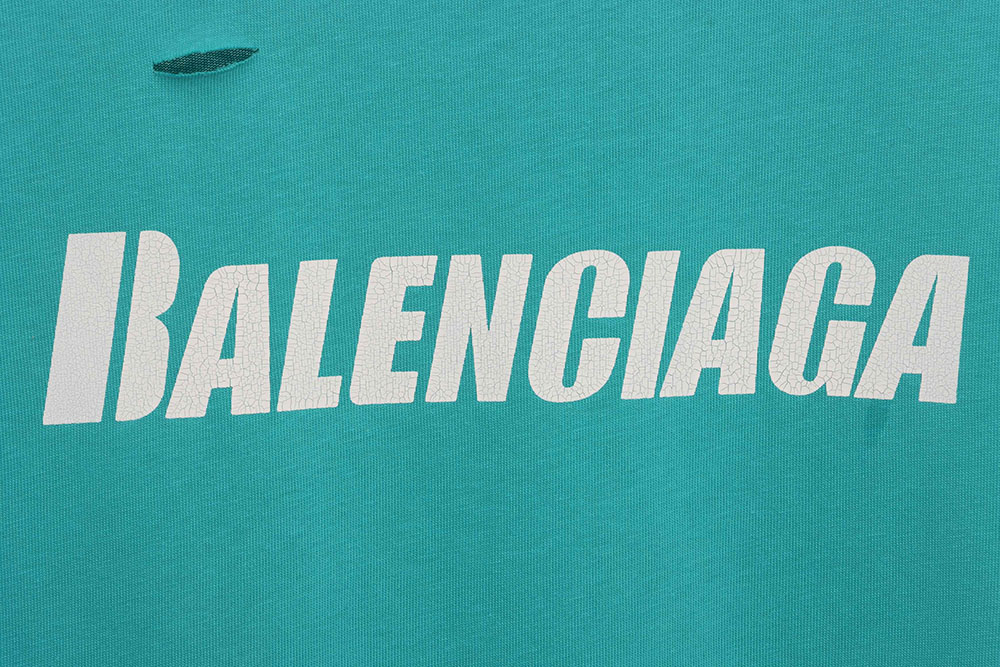 Balenciaga distressed short sleeves