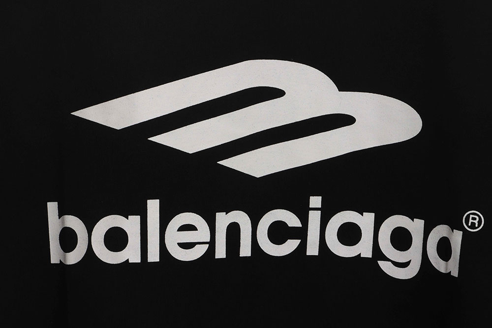 Balenciaga Patch color logo short sleeves