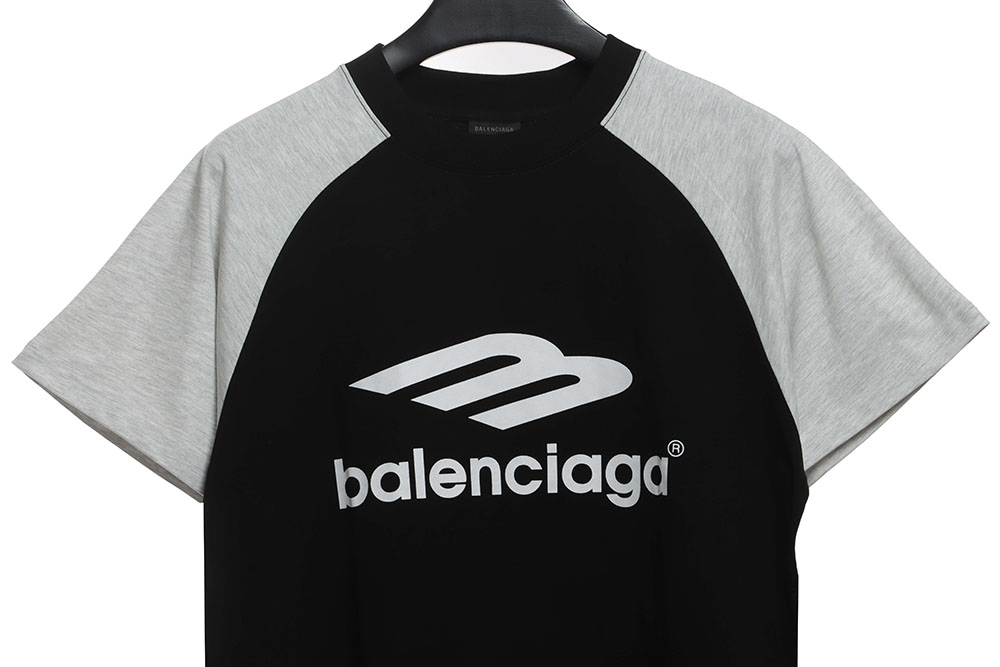 Balenciaga Patch color logo short sleeves