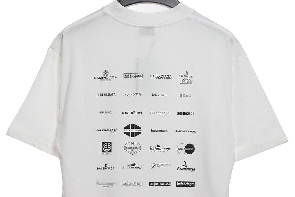 Balenciaga Manchu classic logo short sleeves TSK 1
