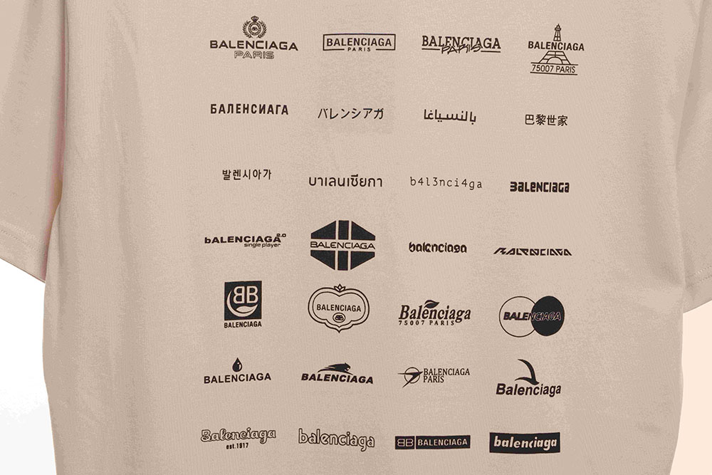 Balenciaga Manchu classic logo short sleeves TSK 3
