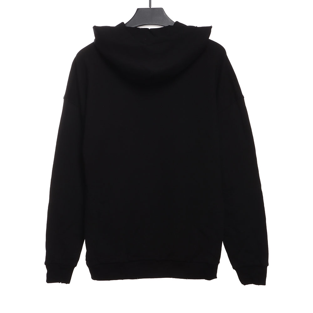 Balenciaga chest  & arms double LOGO hoodie TSK1