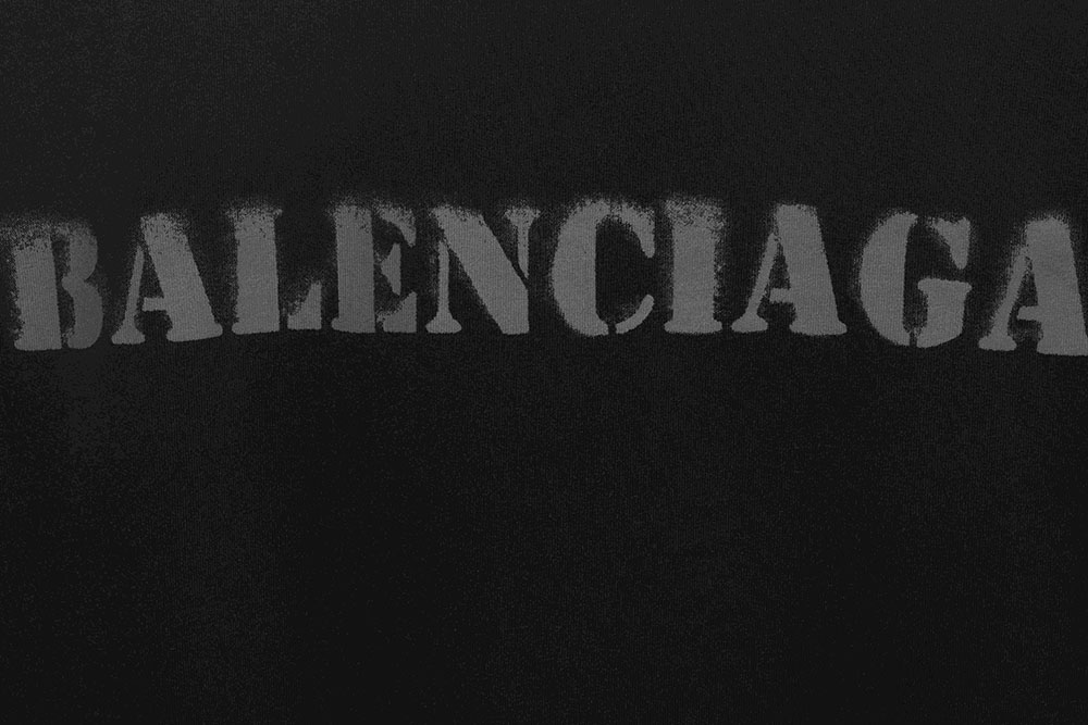 Balenciaga blurred LOGO short sleeves TSK 1