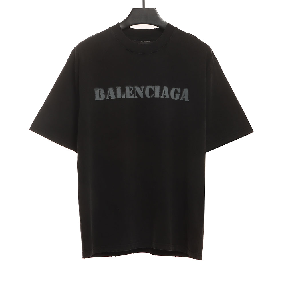 Balenciaga blurred LOGO short sleeves TSK 1