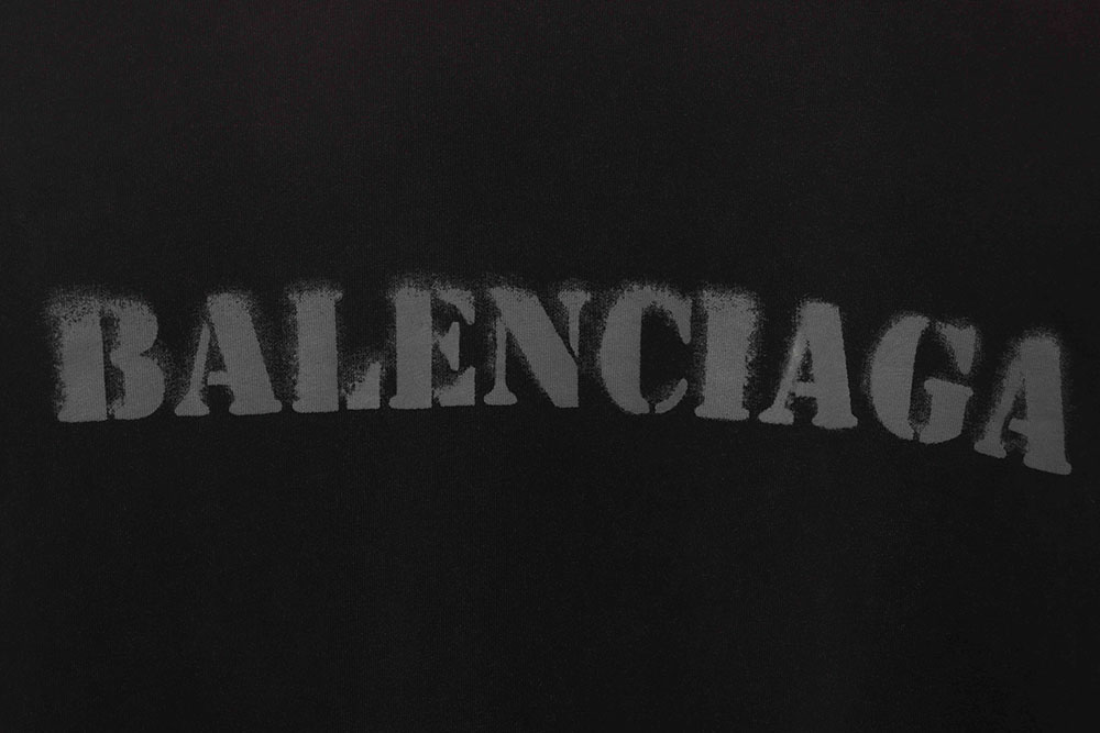 Balenciaga blurred LOGO short sleeves TSK 1