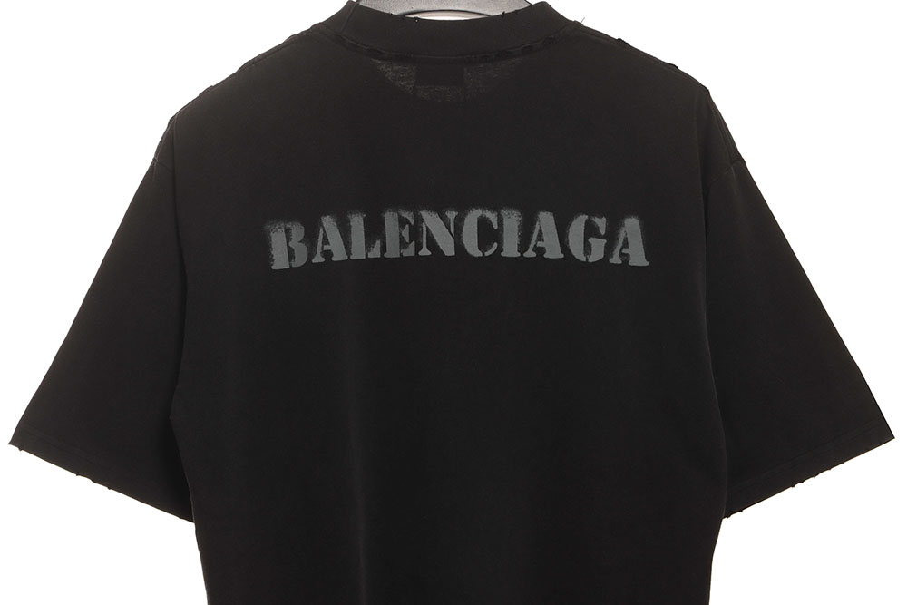 Balenciaga blurred LOGO short sleeves TSK 1