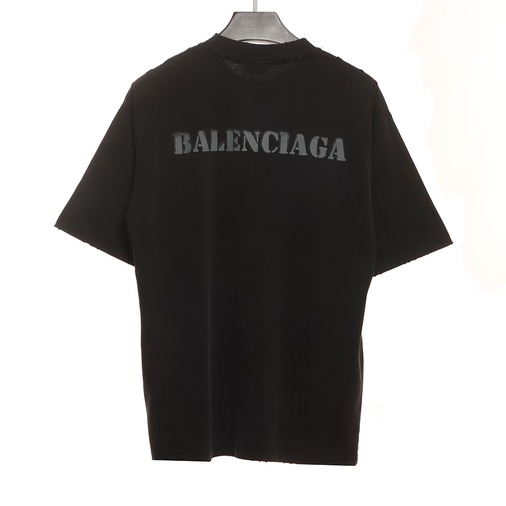 Balenciaga blurred LOGO short sleeves TSK 1