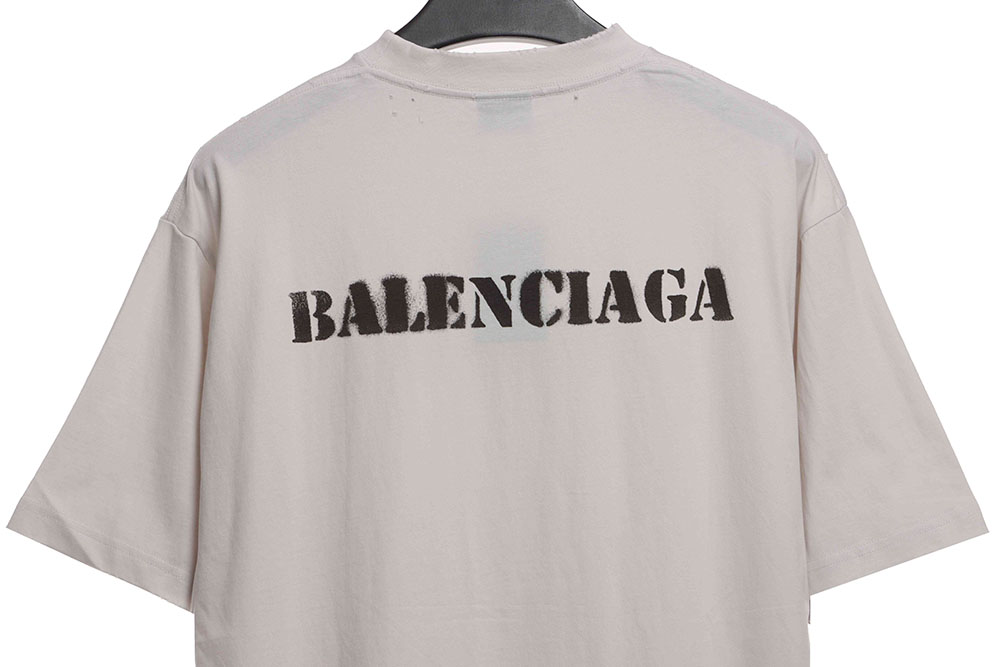 Balenciaga blurred LOGO short sleeves TSK 2