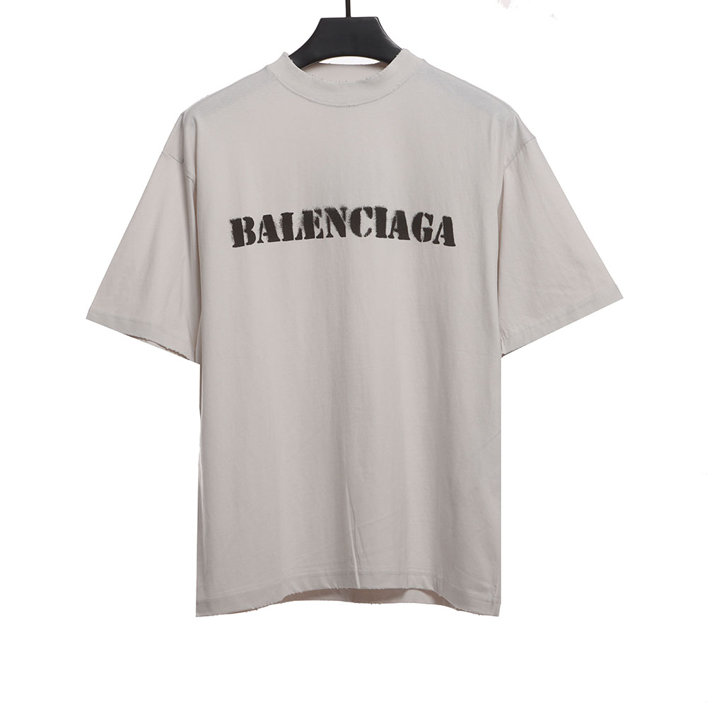 Balenciaga blurred LOGO short sleeves TSK 2