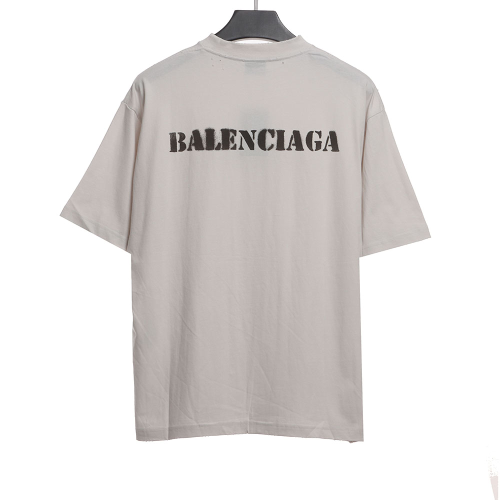 Balenciaga blurred LOGO short sleeves TSK 2