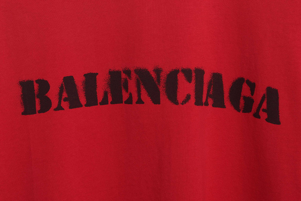 Balenciaga blurred LOGO short sleeves TSK 3