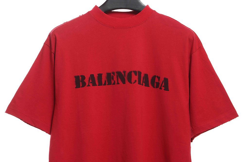Balenciaga blurred LOGO short sleeves TSK 3