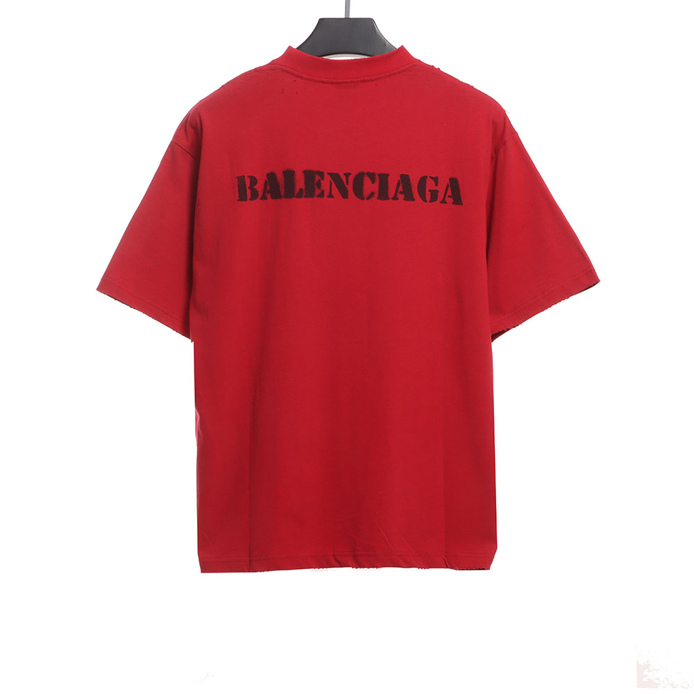 Balenciaga blurred LOGO short sleeves TSK 3
