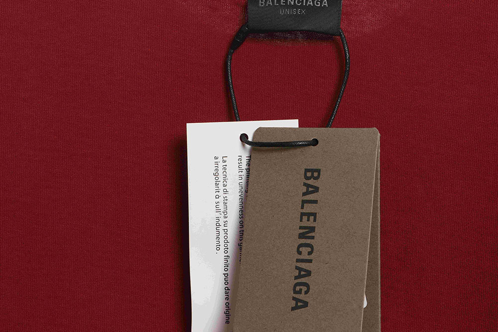 Balenciaga Masking Tape Short Sleeve TSK2