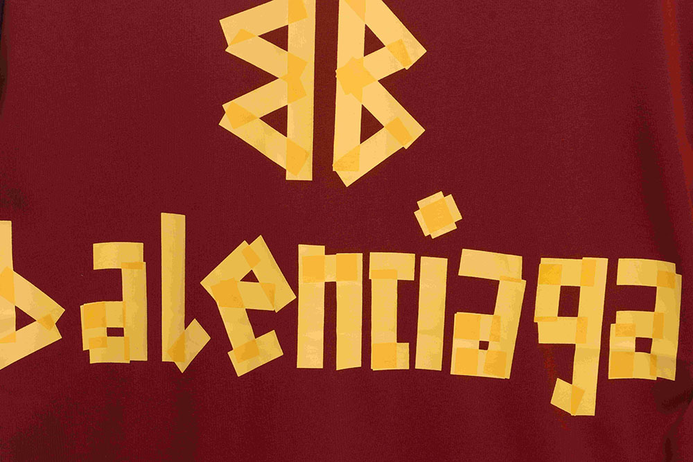 Balenciaga Masking Tape Short Sleeve TSK2