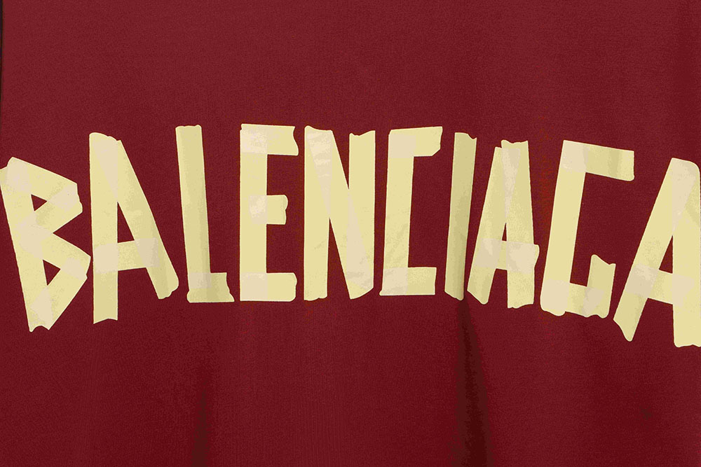 Balenciaga Masking Tape Short Sleeve TSK2
