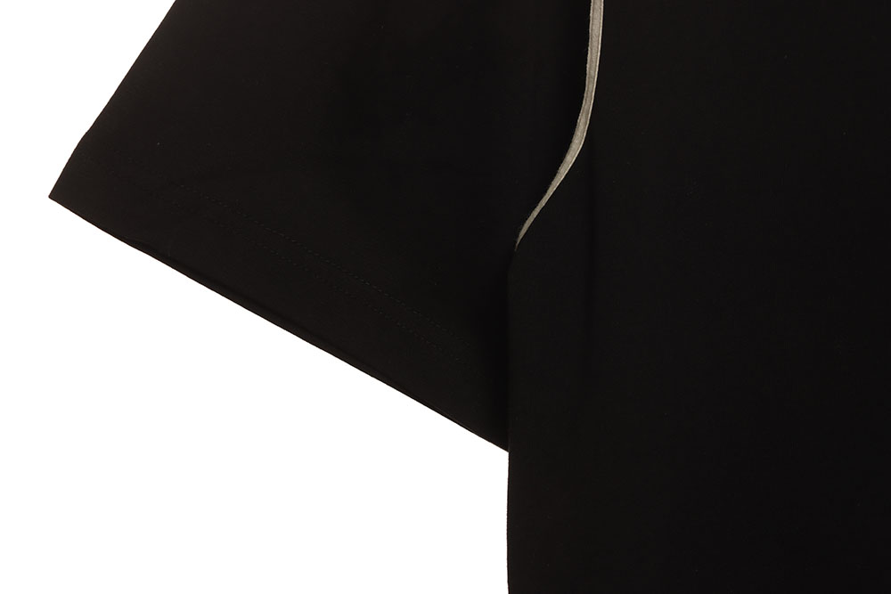Celine contrasting lines black and white logo short sleeves TSK1