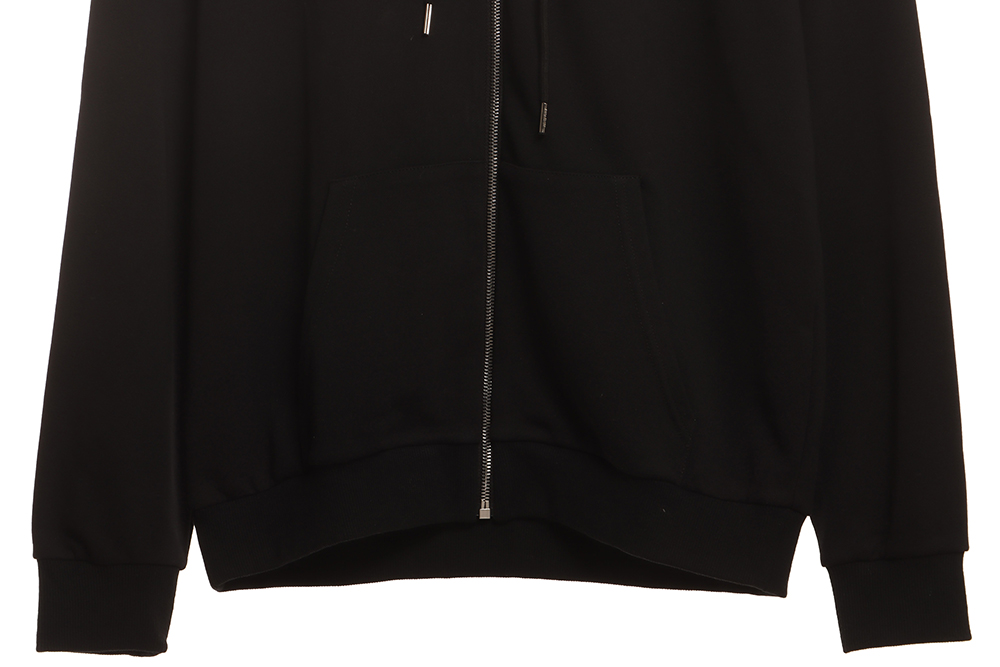 Celine small logo letter zip hoodie