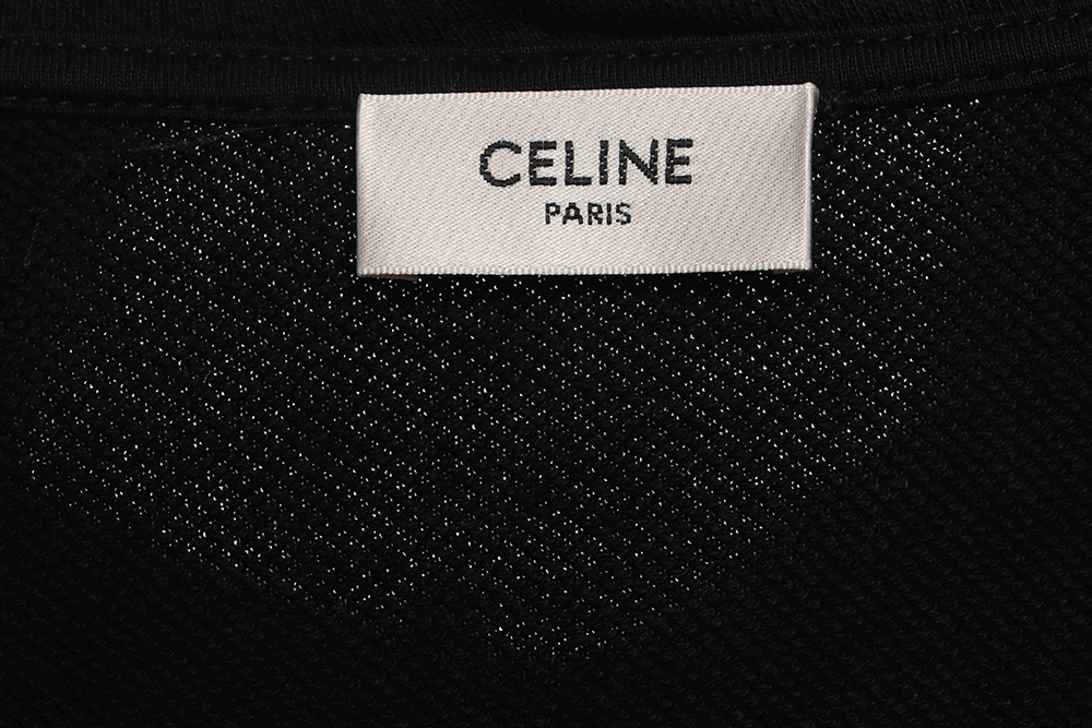 Celine small label hoodie