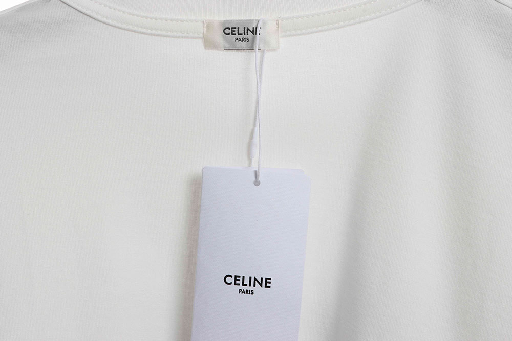 Celine rivet letter short sleeves