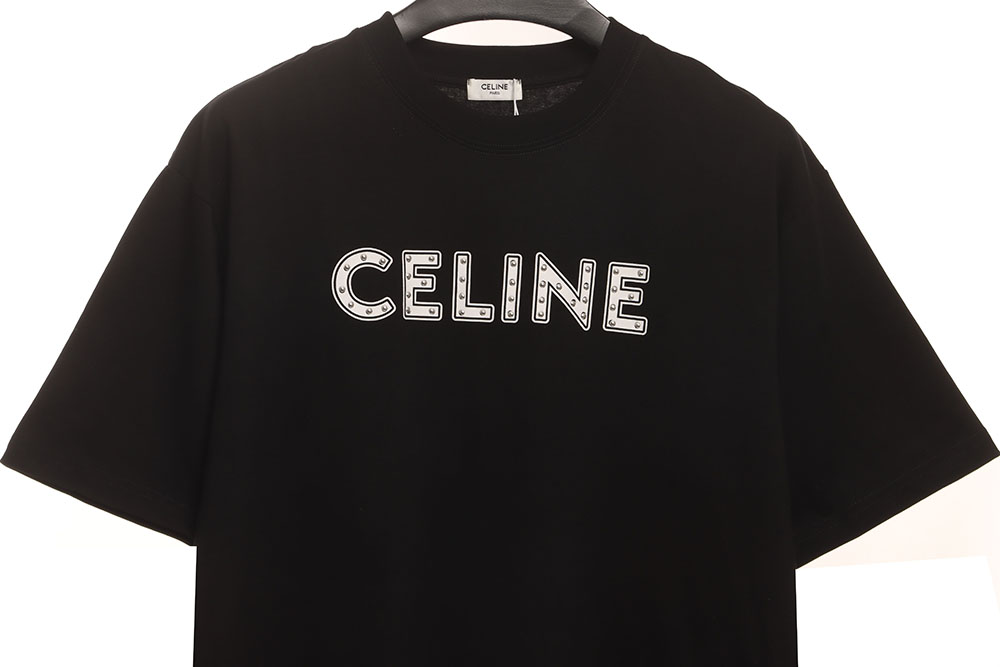 Celine rivet letter short sleeves