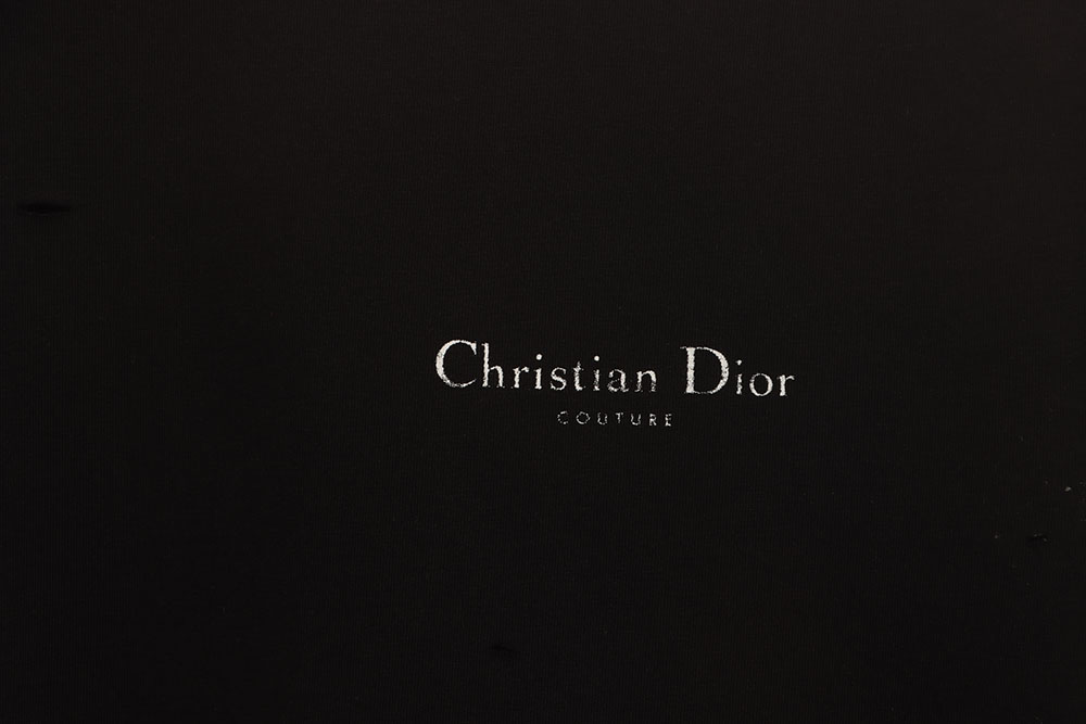 Dior Destruction Signature Logo Short Sleeve TSK1
