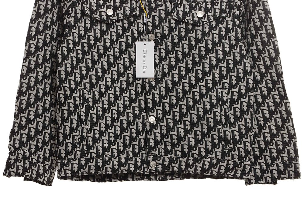 Dior classic LOGO jacquard all-over printed jacket