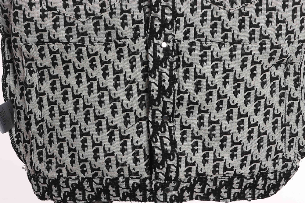 Dior classic LOGO jacquard all-over printed jacket