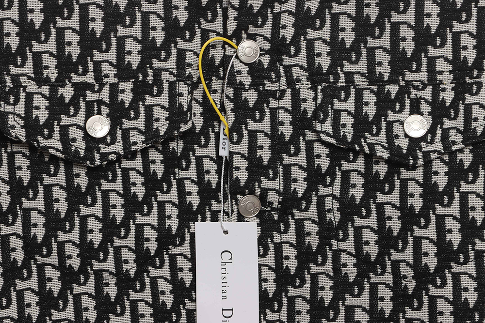 Dior classic LOGO jacquard all-over printed jacket
