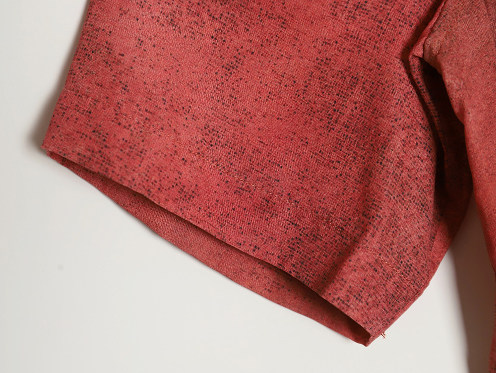 Dior 24ss fun little foot pattern new short-sleeved shirt