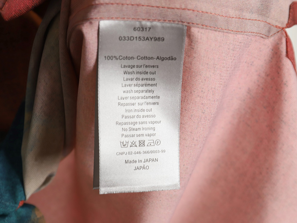 Dior 24ss fun little foot pattern new short-sleeved shirt