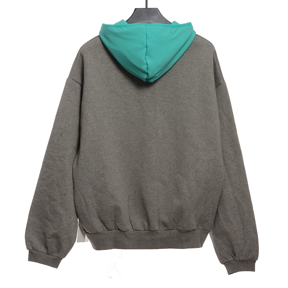 FOG double polyline curved letter hoodie