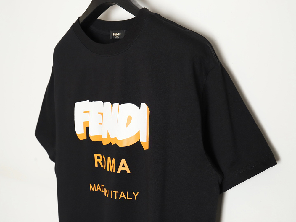 Fendi 3D logo print T-shirt TSK1