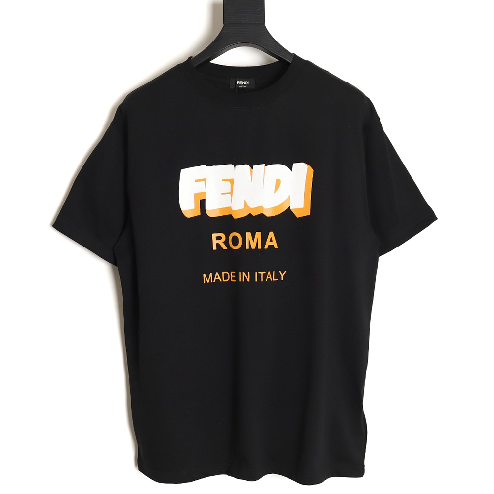 Fendi 3D logo print T-shirt TSK1
