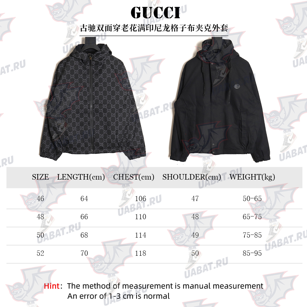 Gucci reversible presbyopic dragon plaid jacket