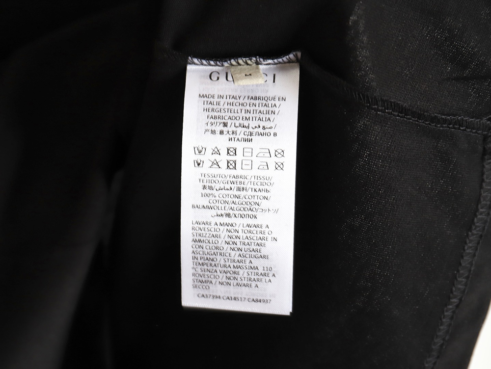 Gucci limited edition lightning letter print short sleeves TSK1