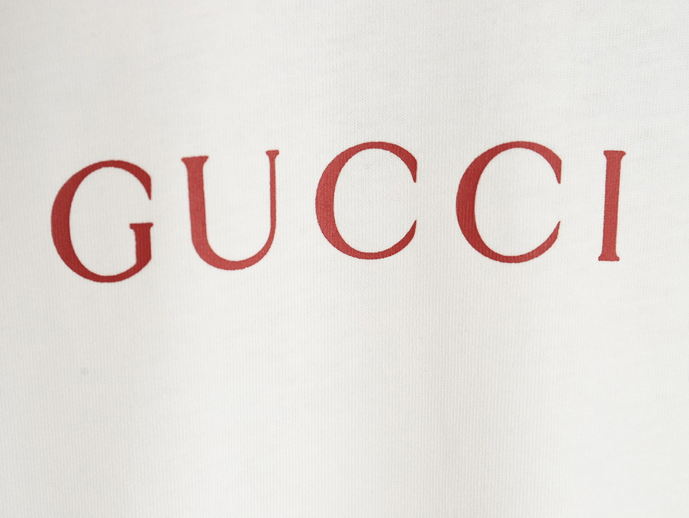 Gucci classic letter logo round neck short sleeves