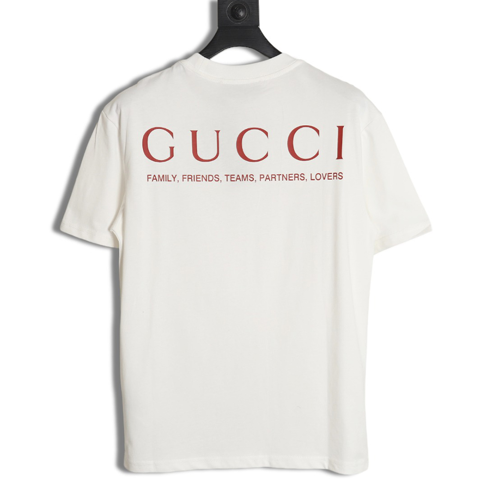 Gucci classic letter logo round neck short sleeves